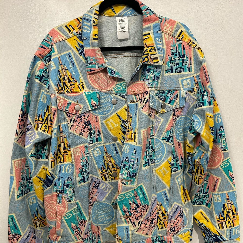 Disney Parks Castles of Disney Denim Jacket